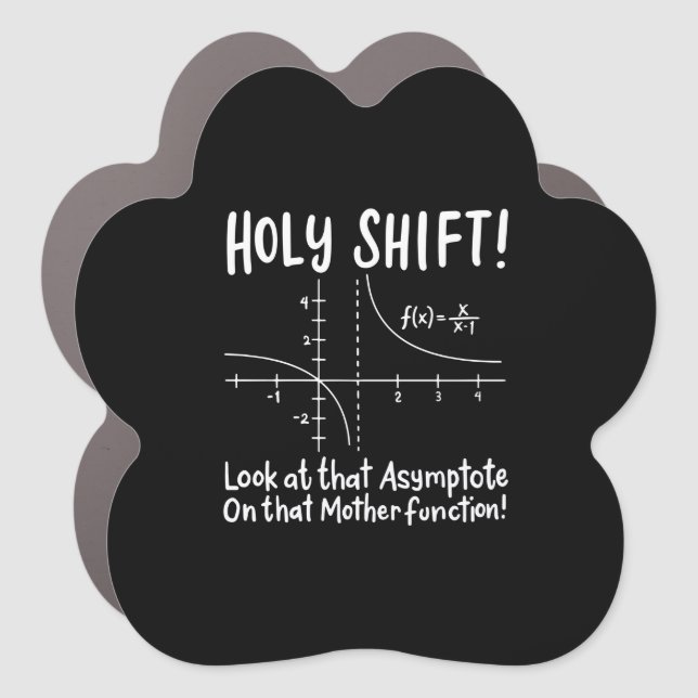 Math Mathematics Car Magnet (Front)