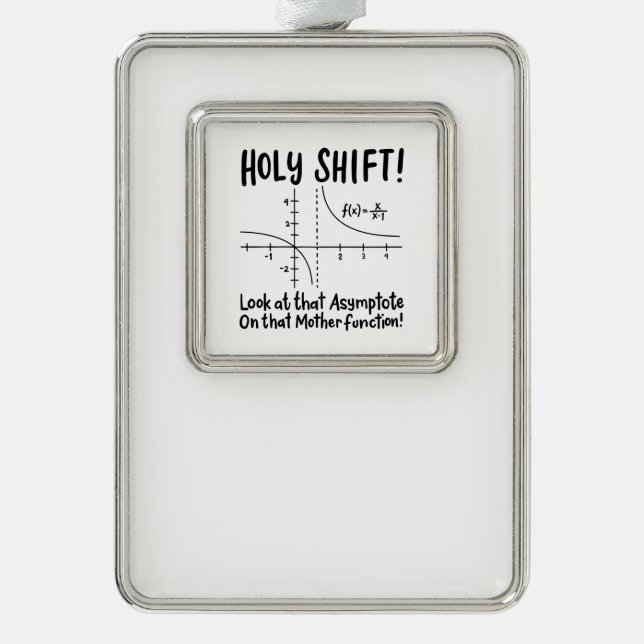 Math Mathematics Christmas Ornament (Front)