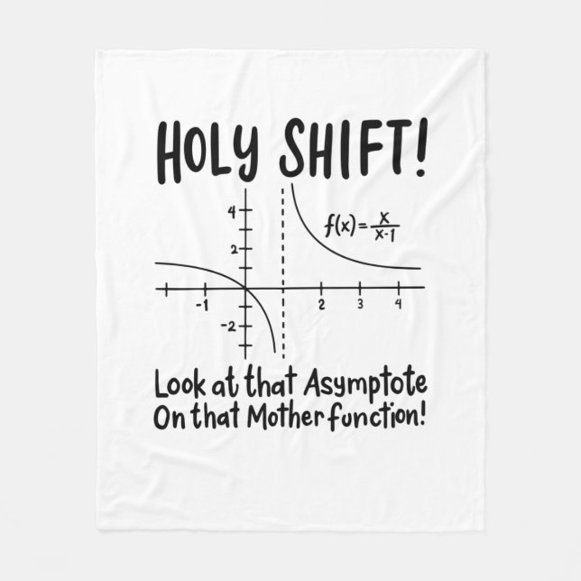Math Mathematics Fleece Blanket (Front)