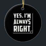 Math Mathematics Funny Gift Ceramic Ornament<br><div class="desc">Funny math design for a math teacher,  mathematician,  or math nerd.</div>