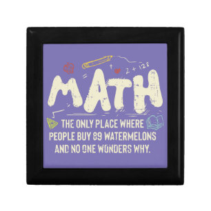 Math  Mathematics Math Teacher Gift Box