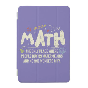 Math Mathematics Math Teacher Gift iPad Mini Cover