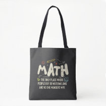 Math Mathematics Math Teacher Gift Tote Bag Math Mathematics Math Teacher Gift Tote Bag