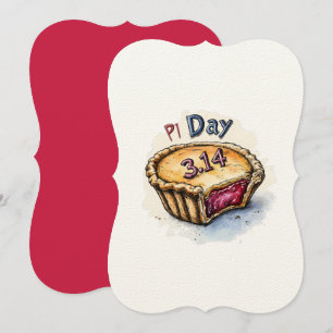 Math Meets Dessert: Fun Pi Day Celebration Invitation