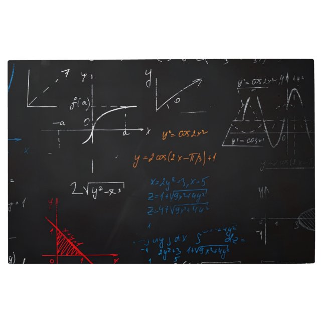 Math Metal Wall Art (Front)
