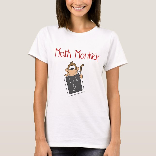 Math Monkey Tshirts and Gifts (Front)