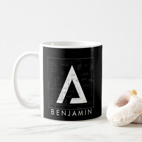 Math Monogram _ Delta Symbol Coffee Mug