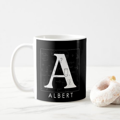 Math Monogram _ Letter A Coffee Mug