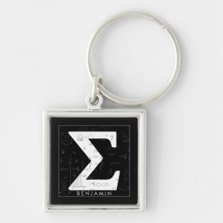 Math Monogram - Sigma Symbol Keychain