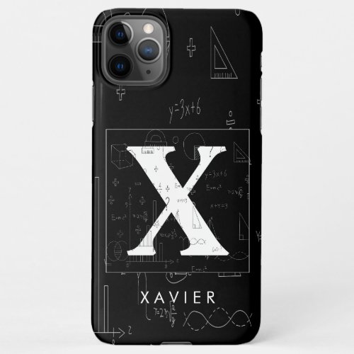 Math Monogram _ Xavier iPhone 11Pro Max Case