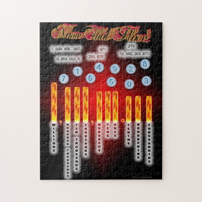 Math Name That Place Jigsaw Puzzle (Vertical)