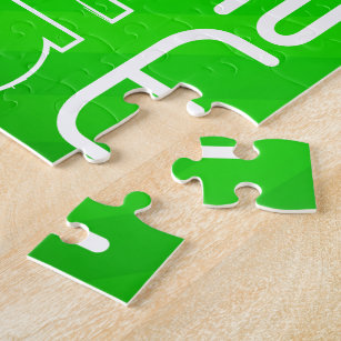 Cool Math Jigsaw Puzzles Zazzle Math Neon Green Stripes Jigsaw Puzzle