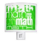 Math; Neon Green Stripes