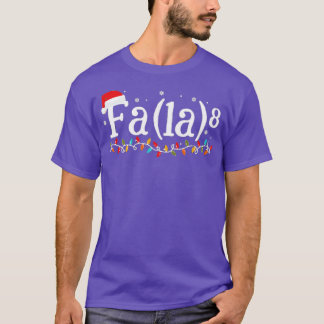 Math Nerd Christmas Fa la la la T-Shirt