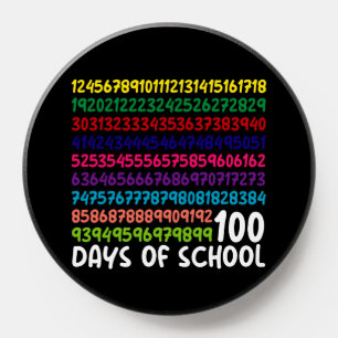 Math Numbers 100th Day of School Teacher Kids  PopSocket