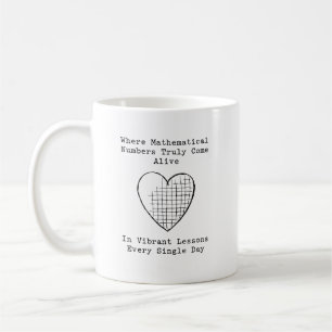 Math Numbers Come Alive in Vibrant Daily Lessons Coffee Mug