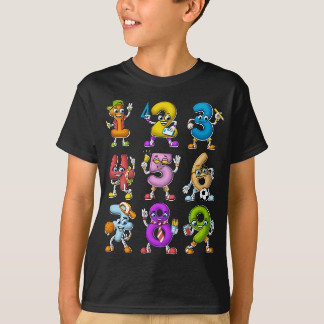 Math Numbers T-Shirt (Front)