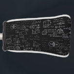 math pattern science school sketch drawing geek ma golf head cover<br><div class="desc">math pattern science school sketch drawing geek mathematics geometry blackboard</div>