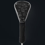math pattern science school sketch drawing geek ma golf head cover<br><div class="desc">math pattern science school sketch drawing geek mathematics geometry blackboard</div>