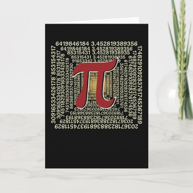 Math Pi Card (Front)