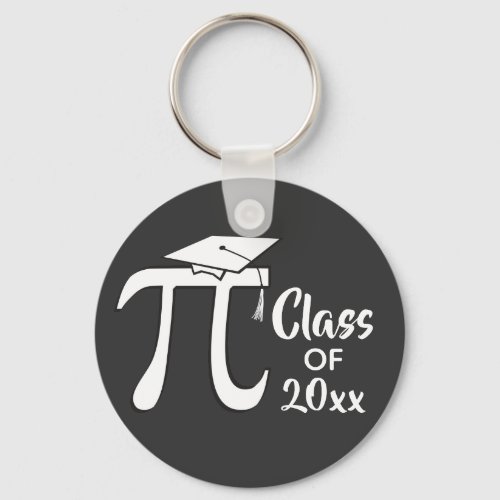 Math Pi Graduate Class of Keychain