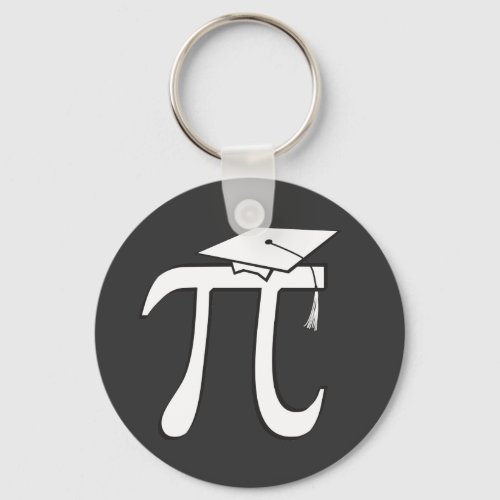 Math Pi Graduate Keychain