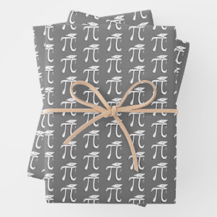 Math Pi Graduate Symbols Wrapping Paper