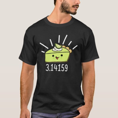 Math Pi Number Funny Pie Pun Dark BG T_Shirt