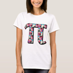 Math Pi With Cool Diamond Pattern T-Shirt