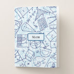Math Pocket Folder<br><div class="desc">Math Pocket Folder -  A blue on blue pattern of math symbols and diagrams. Great for math teachers and students to keep those papers organized.
  
design by freedesignfile.com</div>