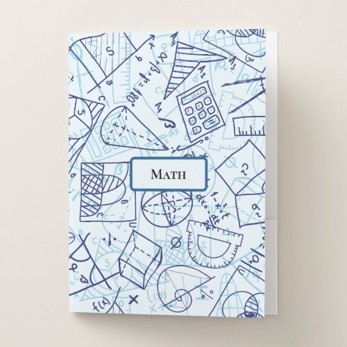 Math Pocket Folder