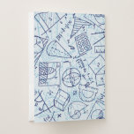 Math Pocket Folder<br><div class="desc">Math Pocket Folder -  A blue on blue pattern of math symbols and diagrams. Great for math teachers and students to keep those papers organized.
  
design by freedesignfile.com</div>