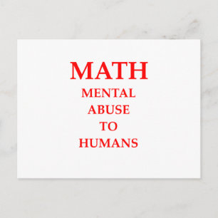 MATH POSTCARD