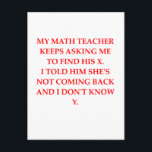MATH POSTCARD<br><div class="desc">more great jokes at jimbuf and jimhartley galleries</div>