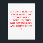 MATH POSTCARD<br><div class="desc">more great jokes at jimbuf and jimhartley galleries</div>