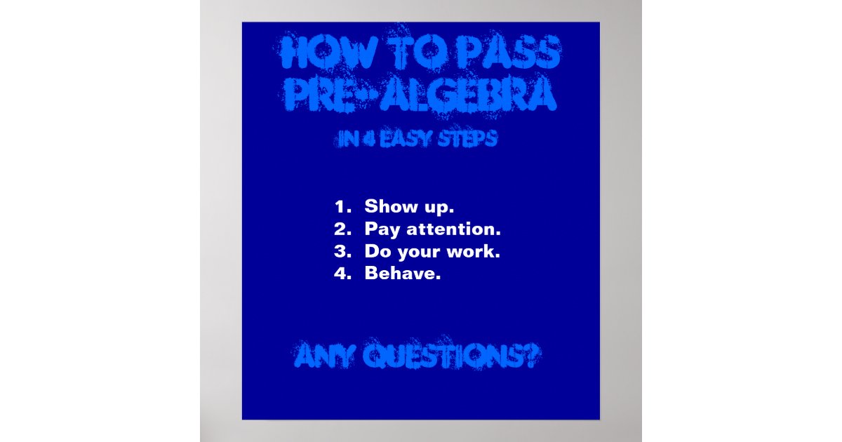Math Poster Zazzle Math Poster Zazzle