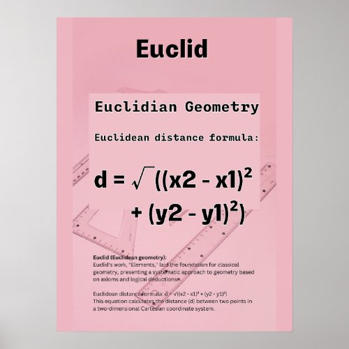 Math Poster  Euclidian Geometry 