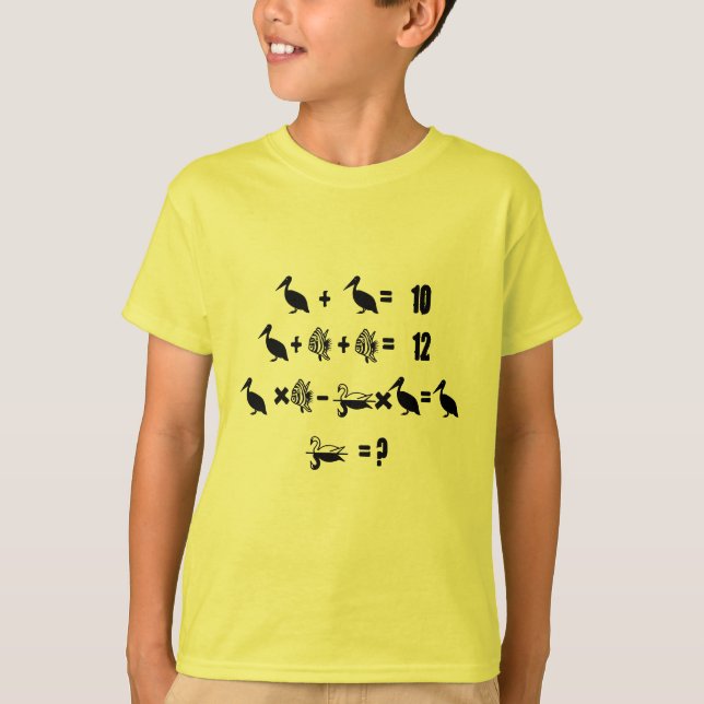 Math Problem T-Shirt (Front)