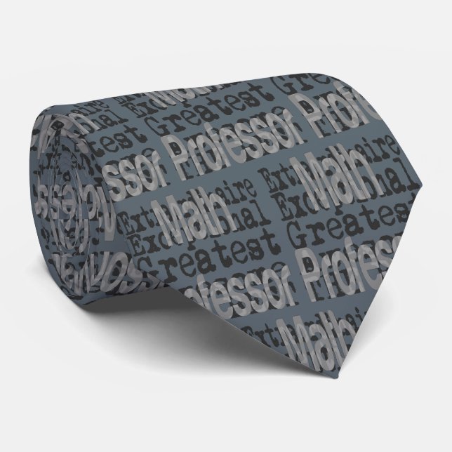 Math Professor Extraordinaire Neck Tie (Rolled)