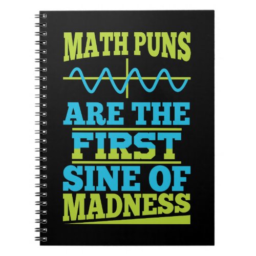 Math Pun First SINE of Madness Notebook