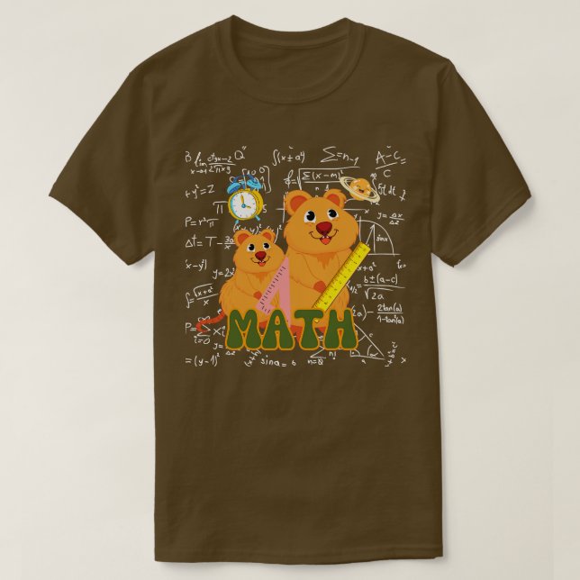 math quokkas T-Shirt (Design Front)
