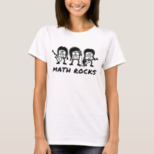 Math Rocks Academic Rock Band Humor T-Shirt