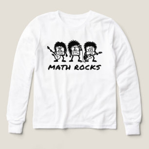 Math Rocks Academic Rock Band Humor Tri-Blend Shirts