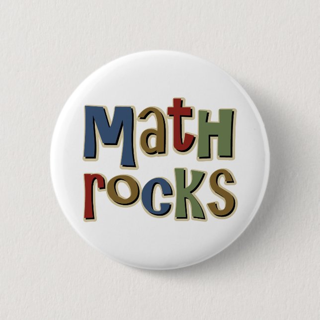 Math Rocks Button (Front)