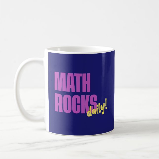 Math Rocks Daily Coffee Mug (Left)
