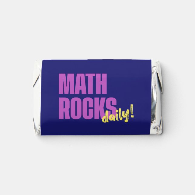Math Rocks Daily Hershey's Miniatures (Front)