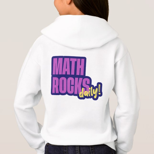 Math Rocks Daily Hoodie (Back)