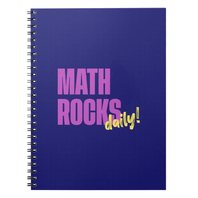Math Rocks Daily Notebook (Front)