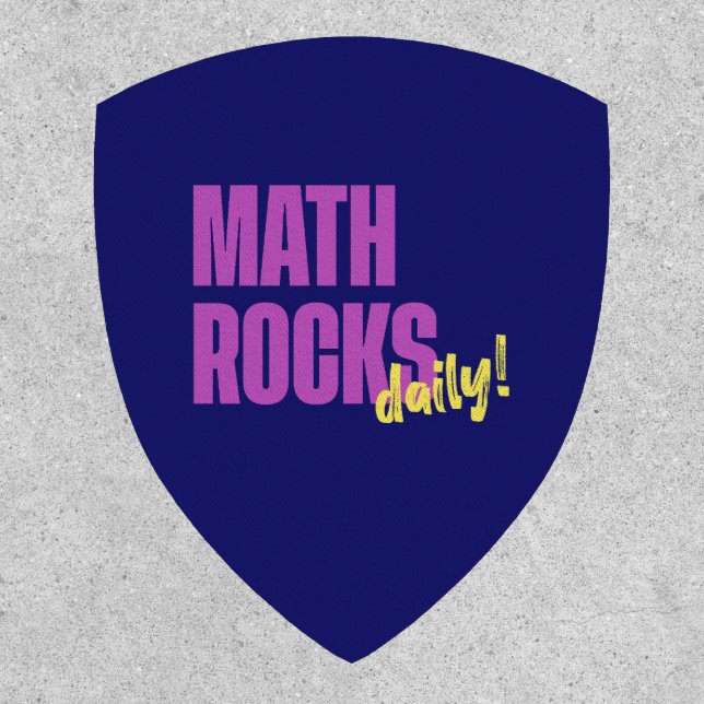 Math Rocks Daily Patch (Front)