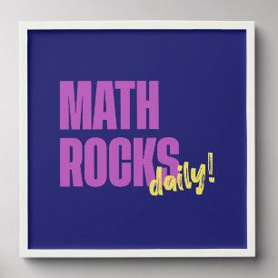 Math Rocks Daily Peel And Stick Photo Tile